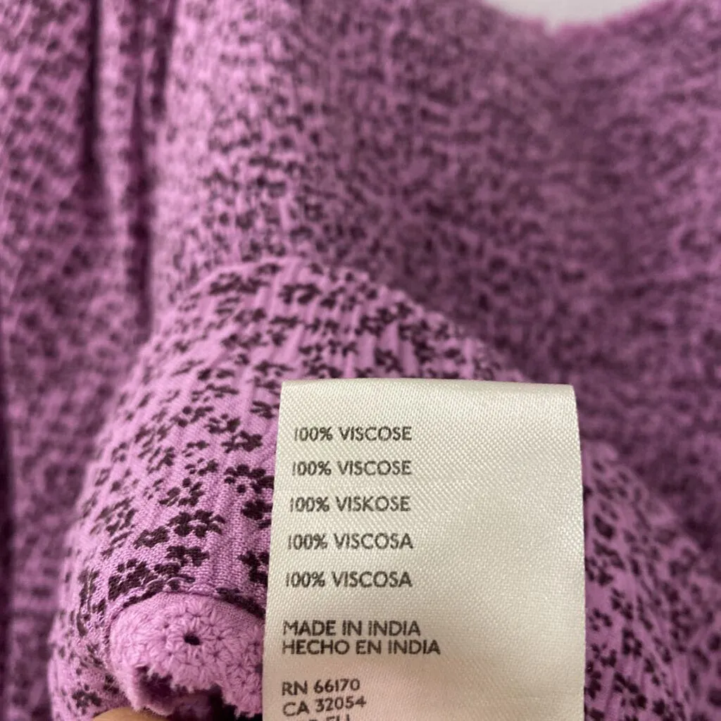 FREE PEOPLE WOMEN'S BLOUSE/SHIRT pink brown M sold by The Comeback product image thumbnail 3