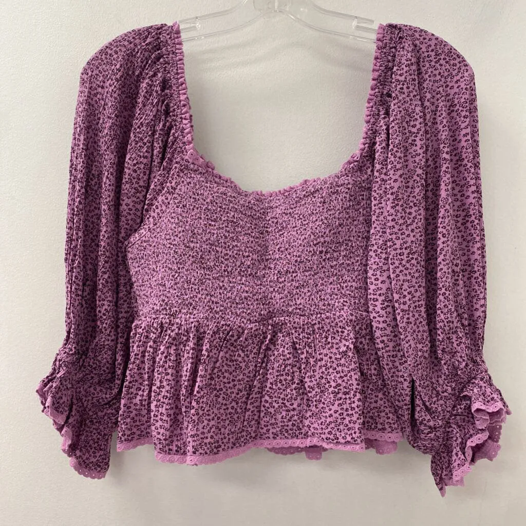 FREE PEOPLE WOMEN'S BLOUSE/SHIRT pink brown M sold by The Comeback product image thumbnail 2