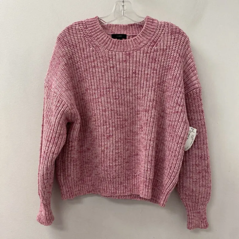 J CREW WOMEN'S SWEATER pink M made by J. Crew