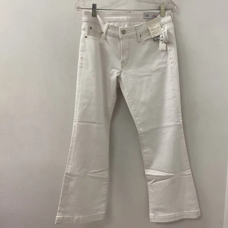 GAP WOMEN'S JEANS white 10P made by GAP