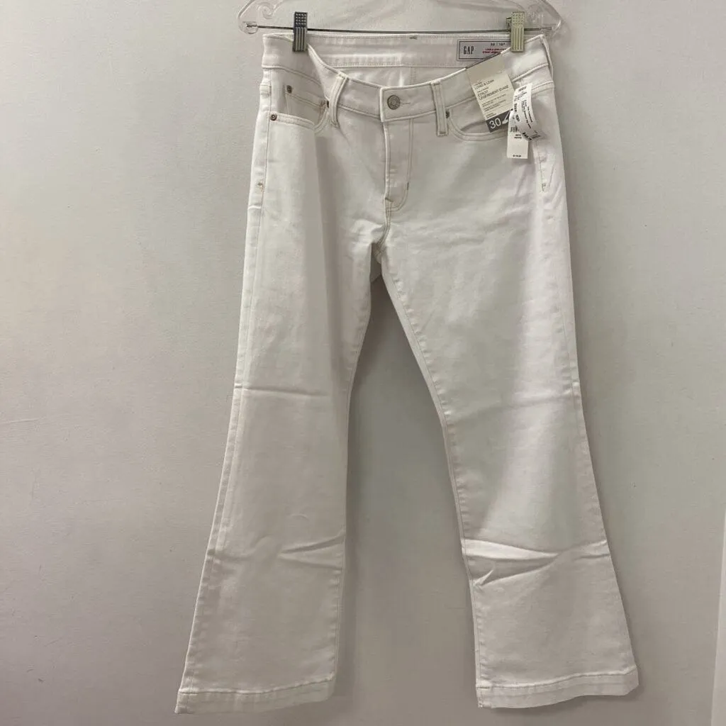 GAP WOMEN'S JEANS white 10P sold by The Comeback