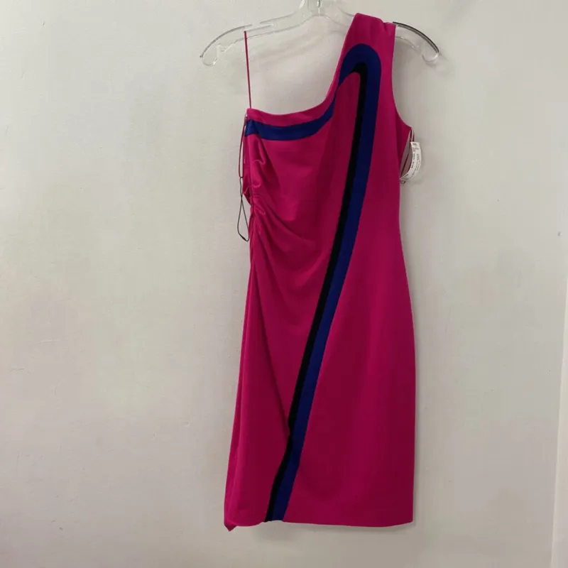 ESCADA WOMEN'S DRESS pink blue black S/36 made by Escada