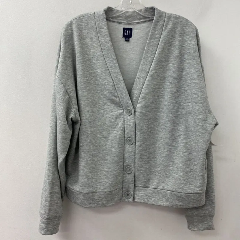 GAP WOMEN'S TOP grey heather L made by GAP