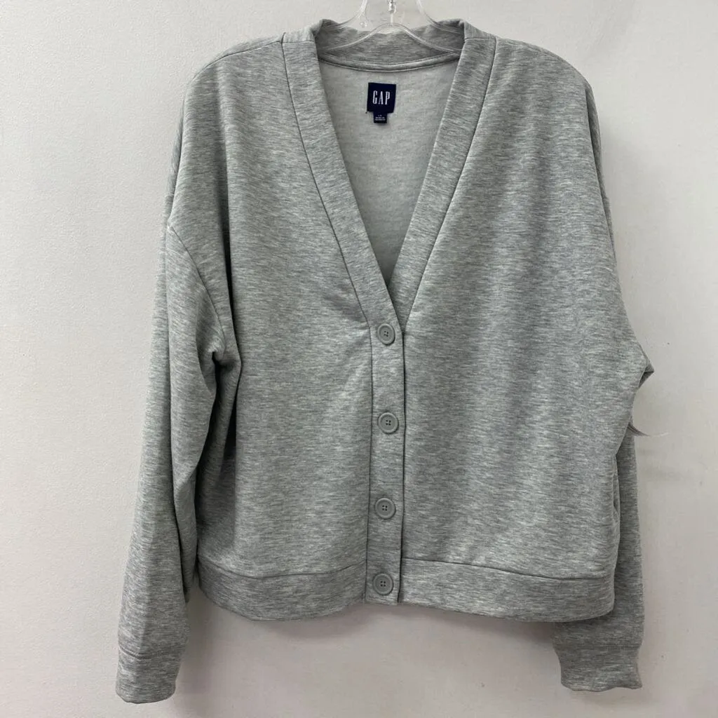 GAP WOMEN'S TOP grey heather L sold by The Comeback