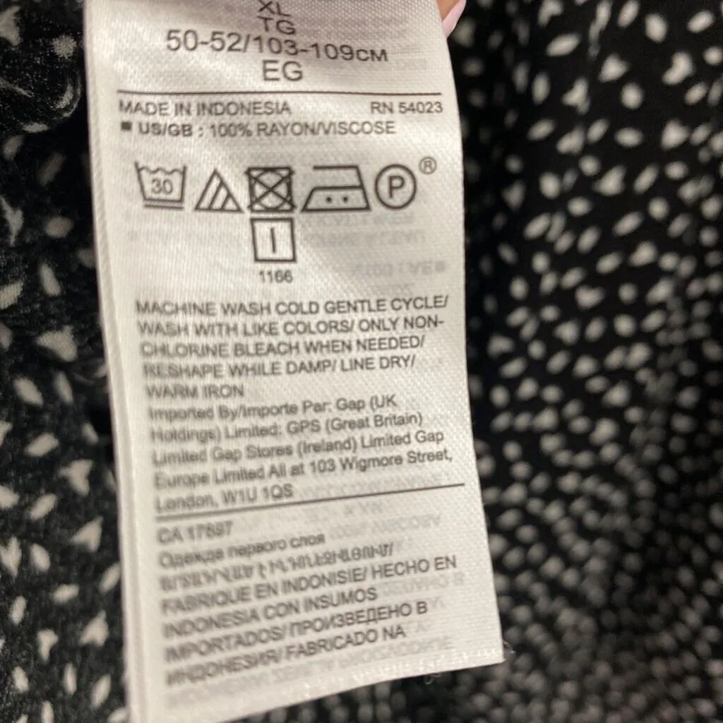 Banana Republic WOMEN'S BLOUSE/SHIRT black white XL sold by The Comeback product image thumbnail 3