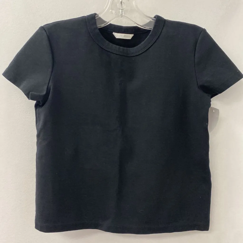 ZARA WOMEN'S T-SHIRT black XS sold by The Comeback