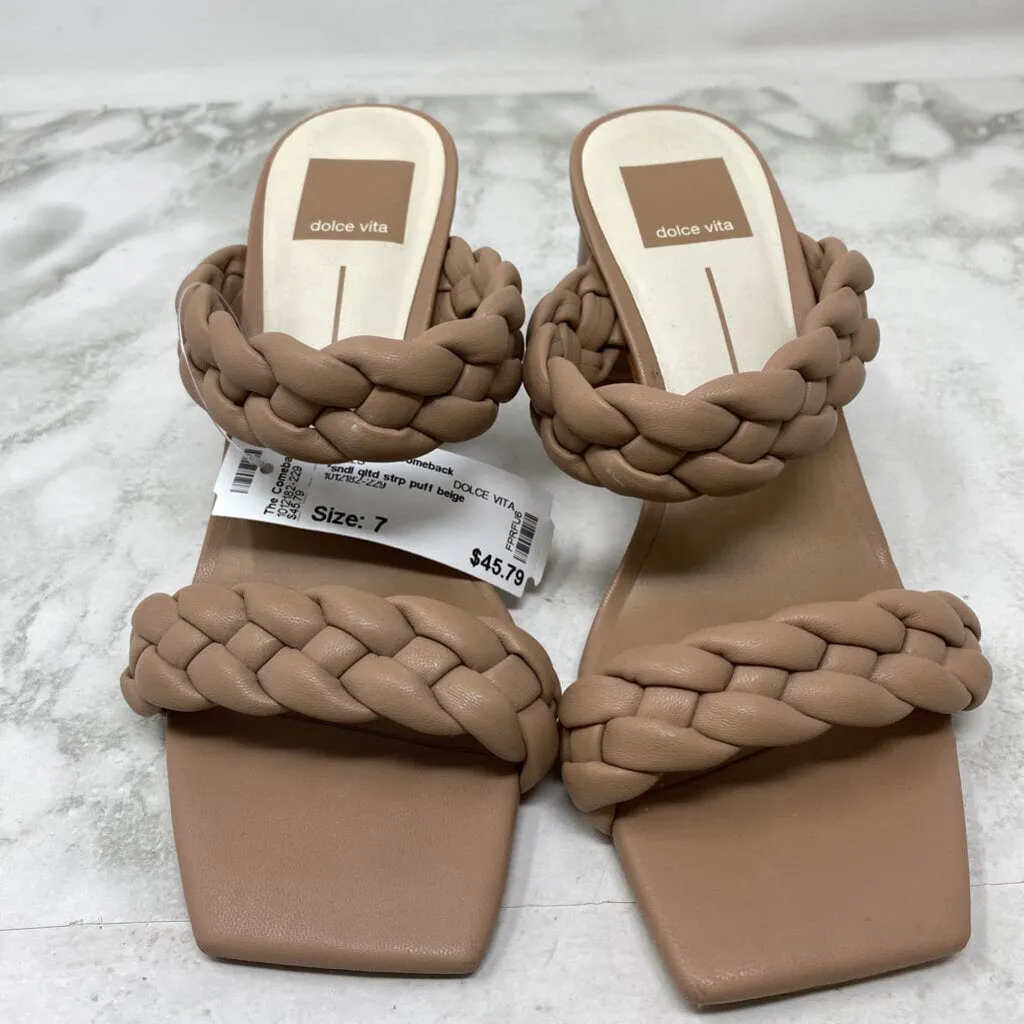 DOLCE VITA WOMEN'S HEELS beige 7 sold by The Comeback