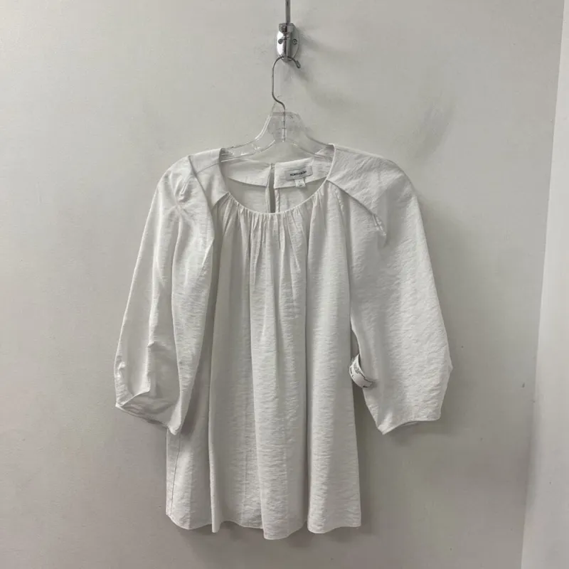 NORDSTROM WOMEN'S BLOUSE/SHIRT white L made by Nordstrom