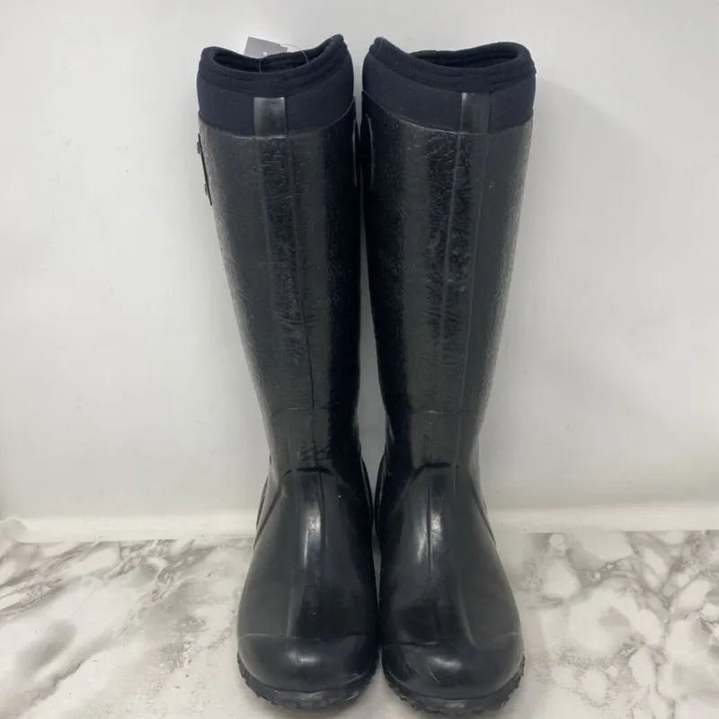 BOGS WOMEN'S RAIN BOOTS black 6 made by Bogs
