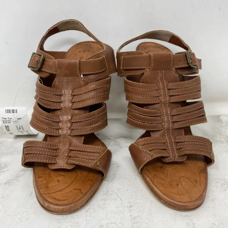 MANOLO BLAHNIK WOMEN'S SANDALS camel 38 made by Manolo Blahnik