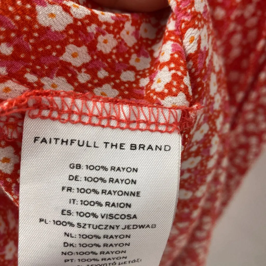 FAITHFULL THE BRAND WOMEN'S DRESS red white 2 sold by The Comeback product image thumbnail 3