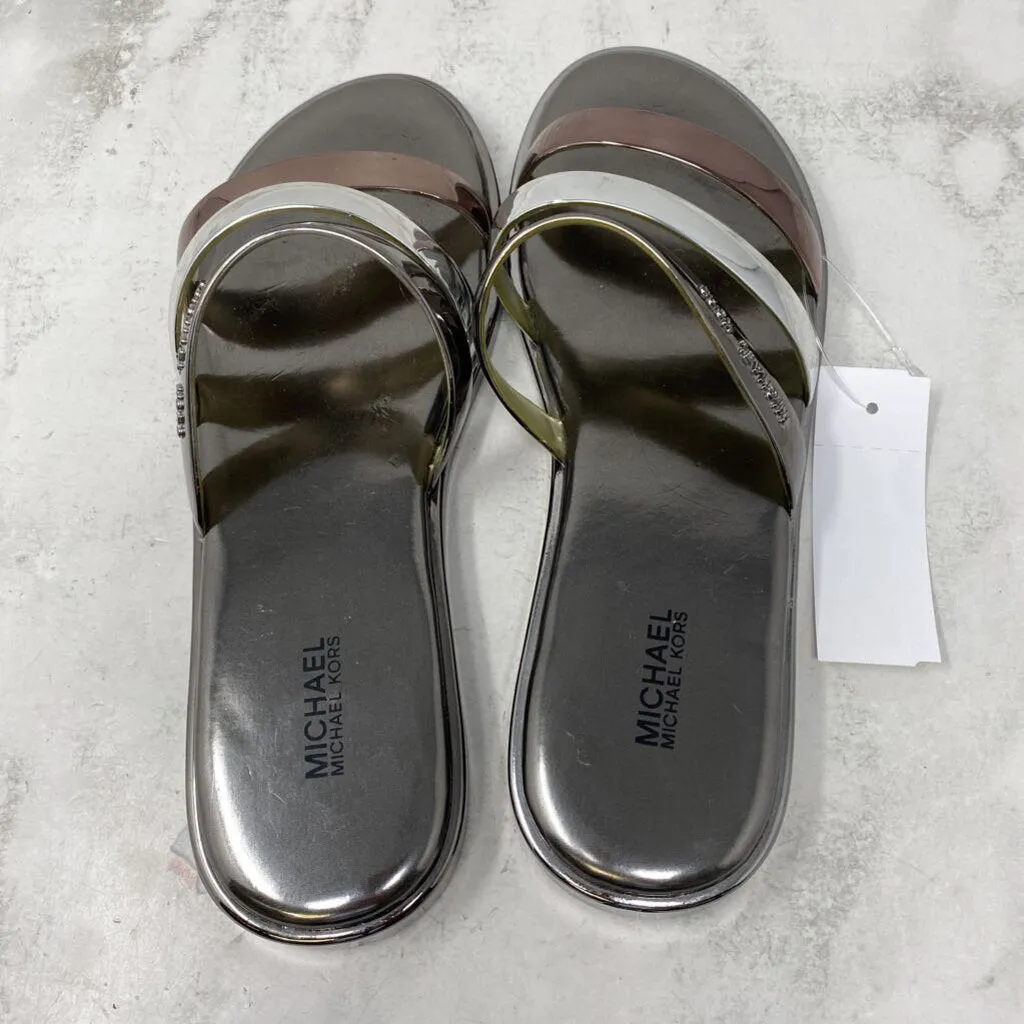 MICHAEL/Michael Kors WOMEN'S SANDALS tri tone metallic 7 sold by The Comeback product image thumbnail 2