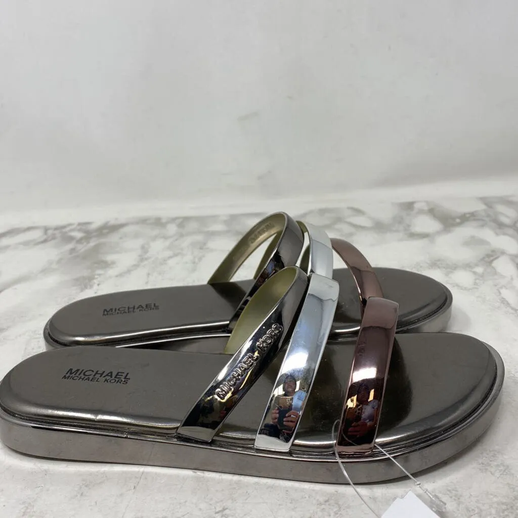 MICHAEL/Michael Kors WOMEN'S SANDALS tri tone metallic 7 sold by The Comeback product image thumbnail 3