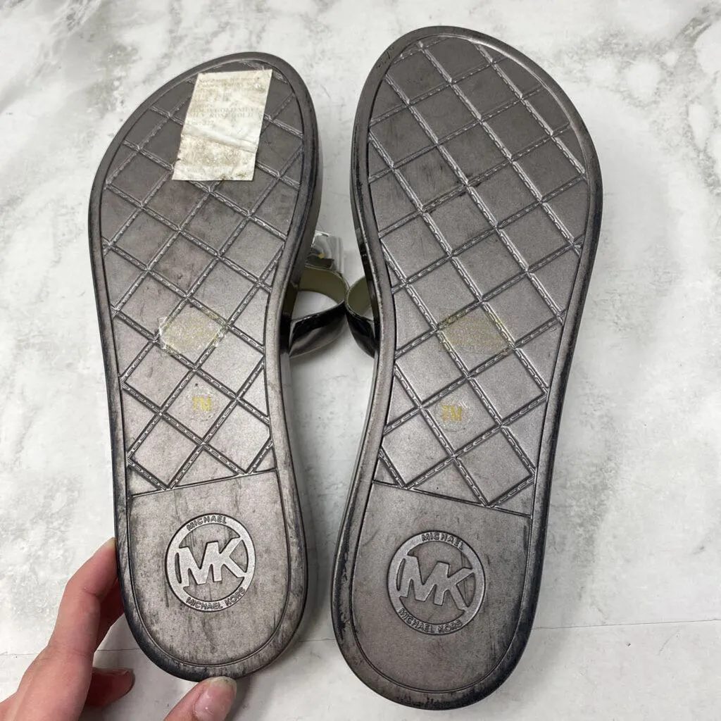 MICHAEL/Michael Kors WOMEN'S SANDALS tri tone metallic 7 sold by The Comeback product image thumbnail 4