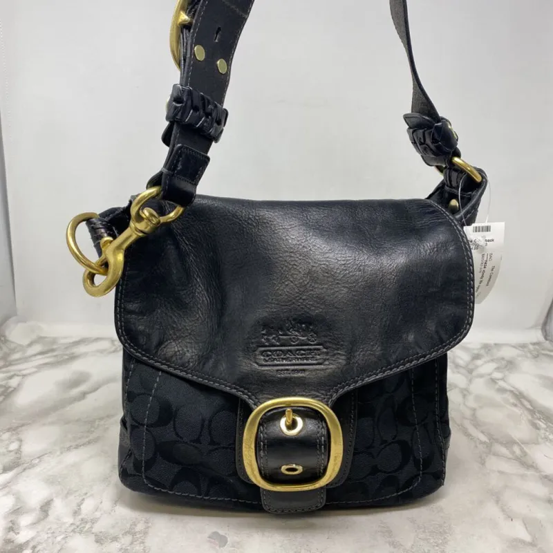 COACH WOMEN'S BAG black gold made by Coach