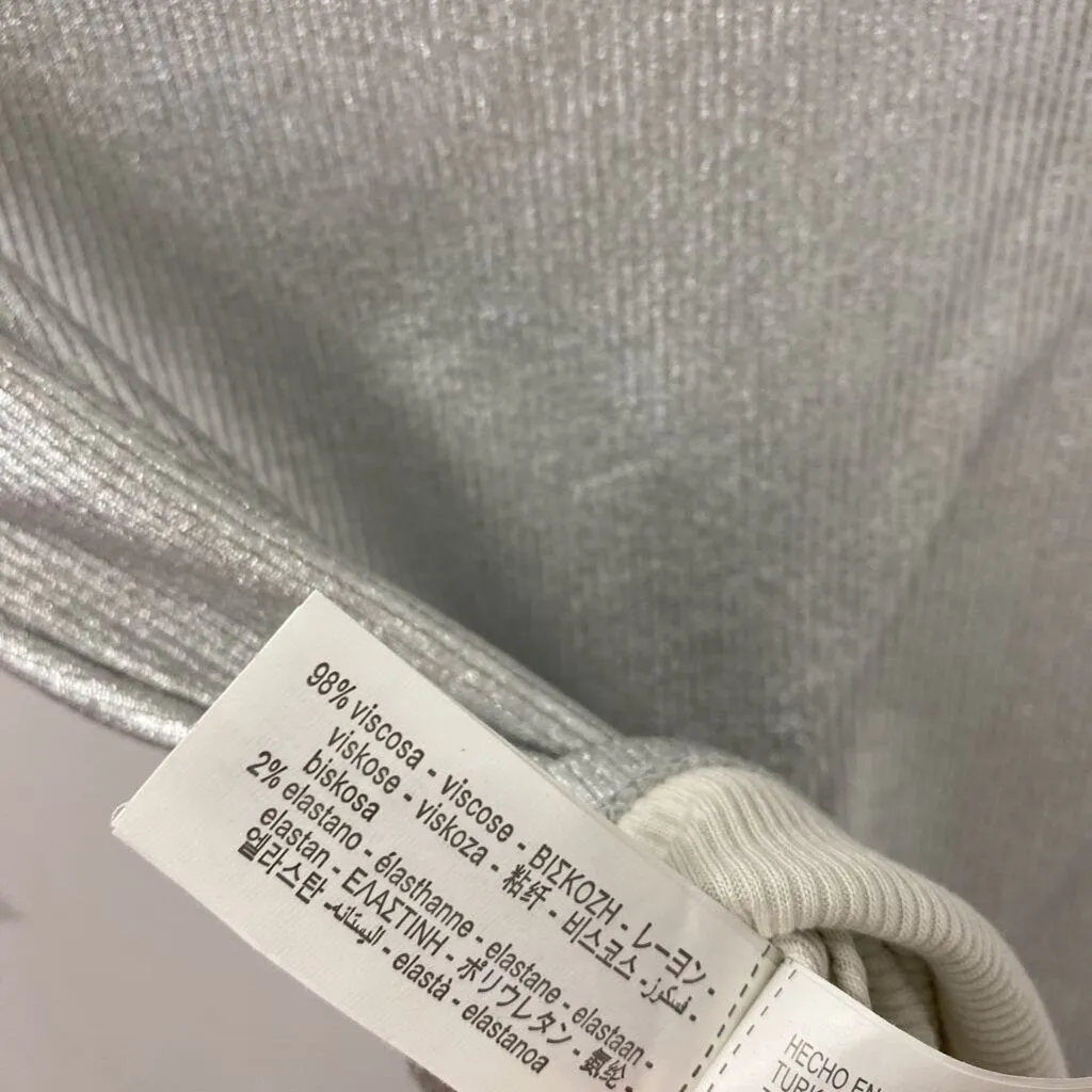 ZARA WOMEN'S T-SHIRT silver M sold by The Comeback product image thumbnail 4