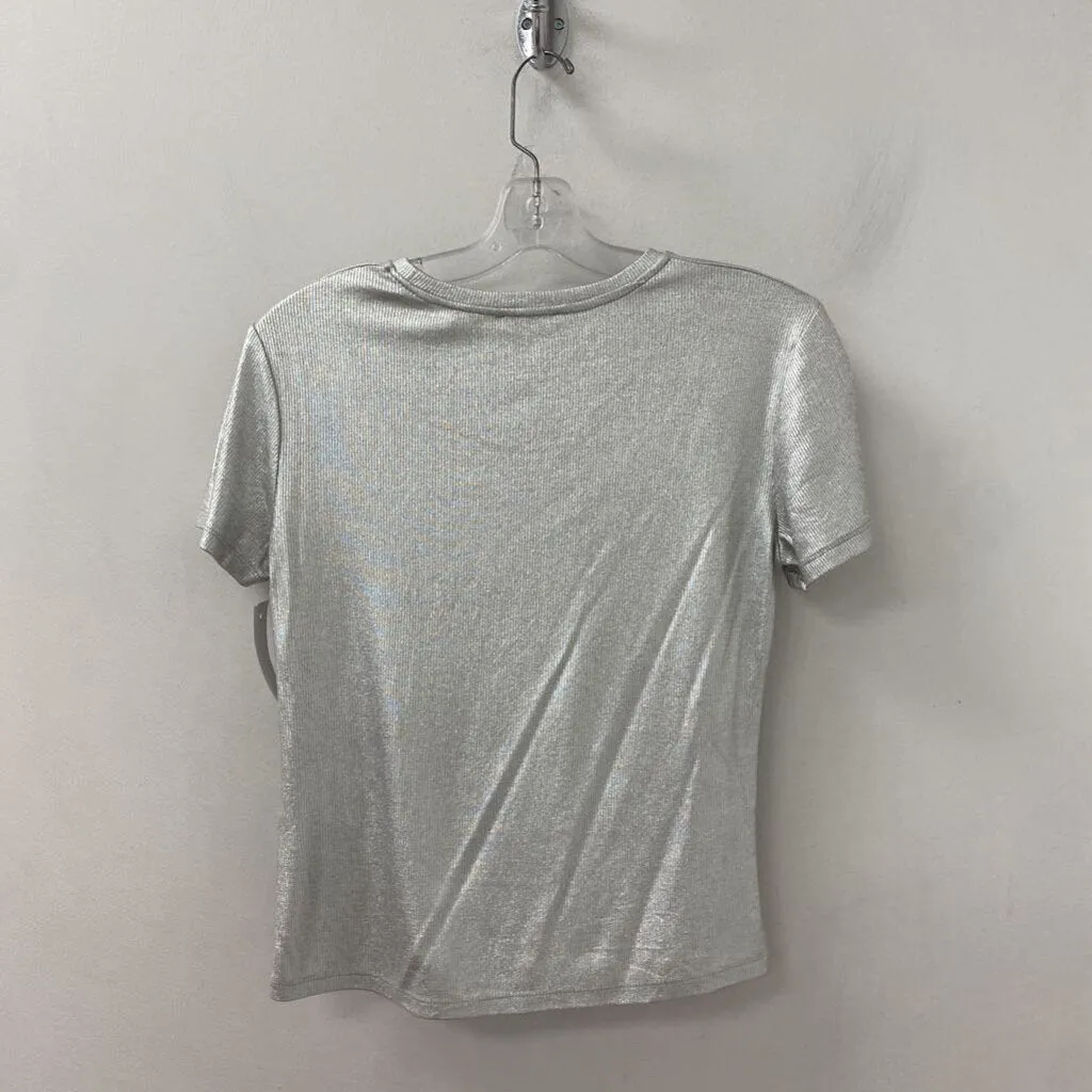 ZARA WOMEN'S T-SHIRT silver M sold by The Comeback product image thumbnail 3