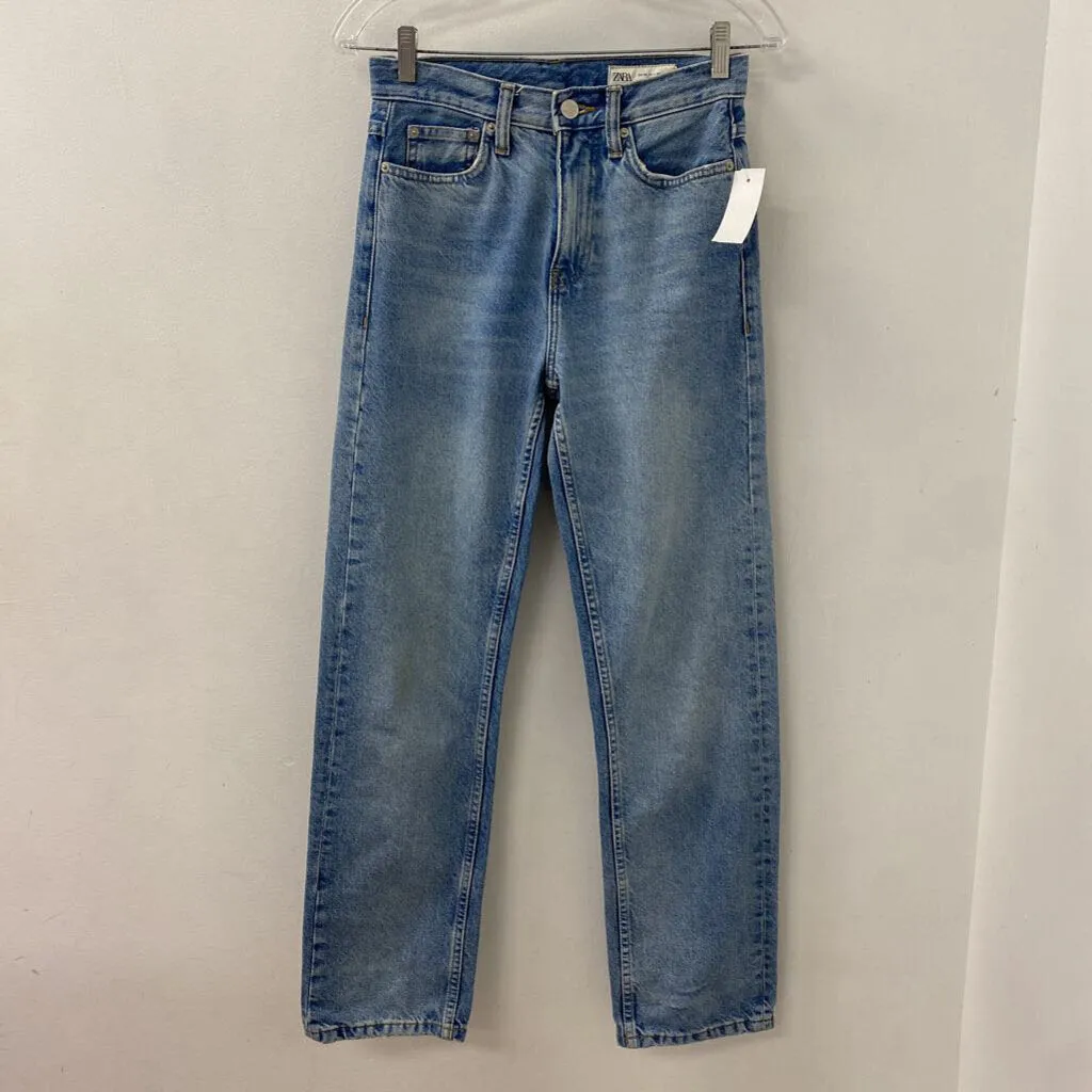 ZARA WOMEN'S JEANS blue 2 sold by The Comeback