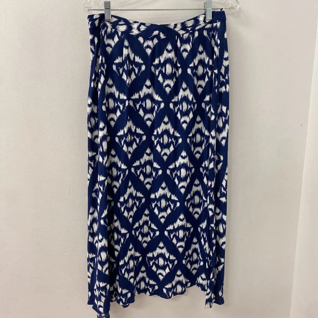 TALBOTS WOMEN'S SKIRT navy white 8 sold by The Comeback product image thumbnail 2