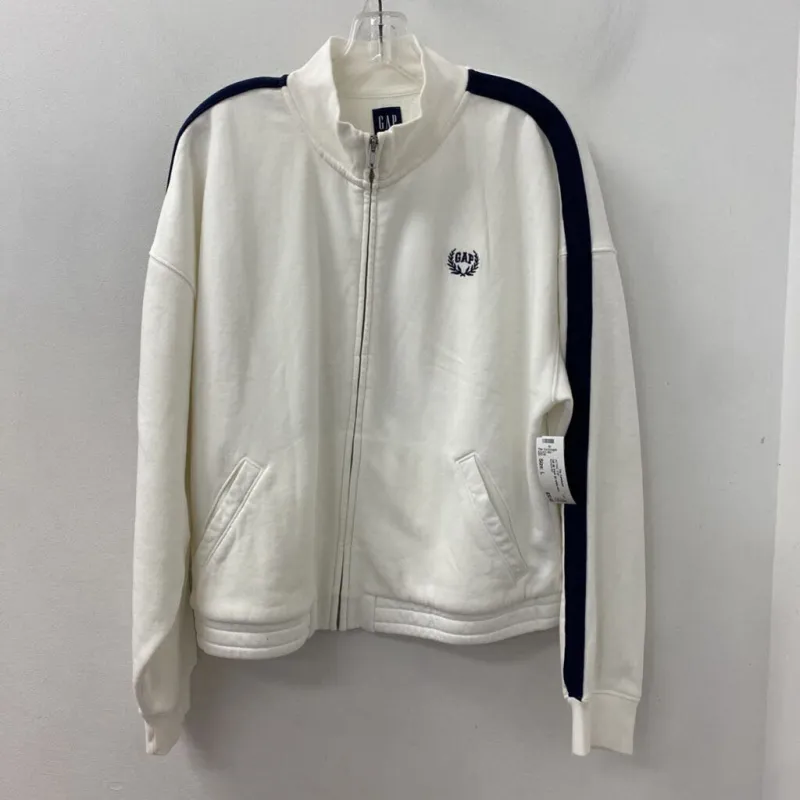 GAP WOMEN'S ACTIVE TOP white navy L made by GAP