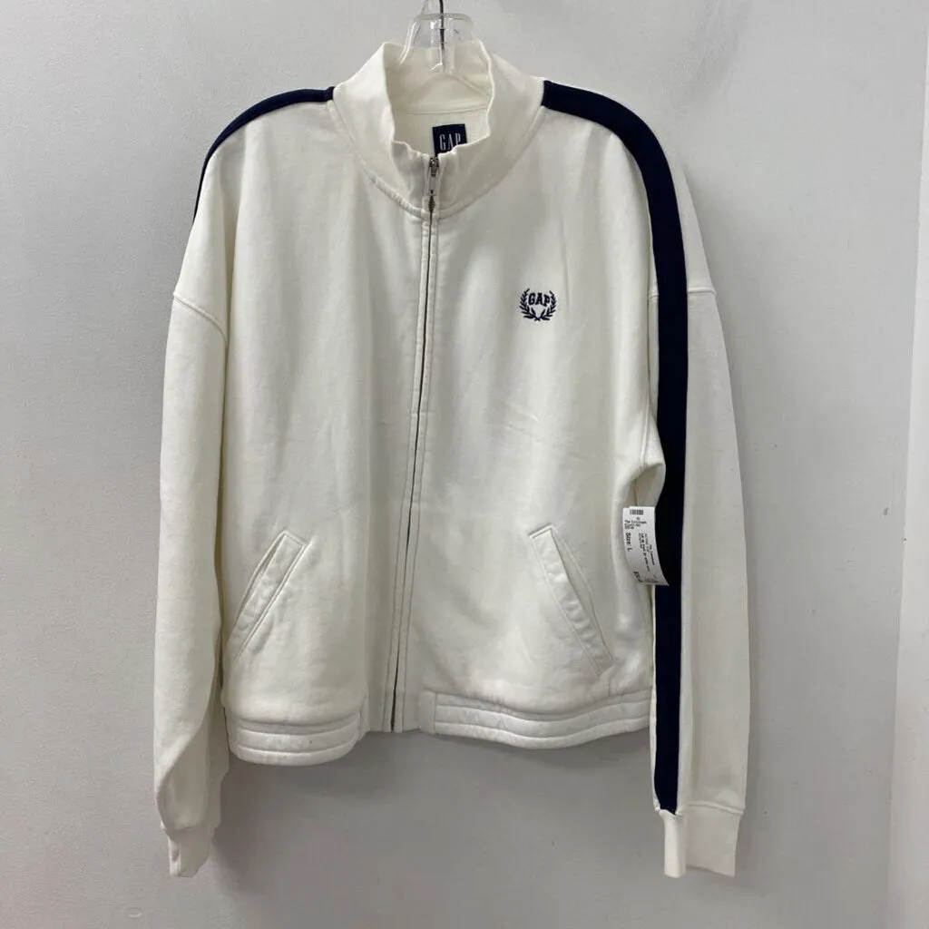 GAP WOMEN'S ACTIVE TOP white navy L sold by The Comeback