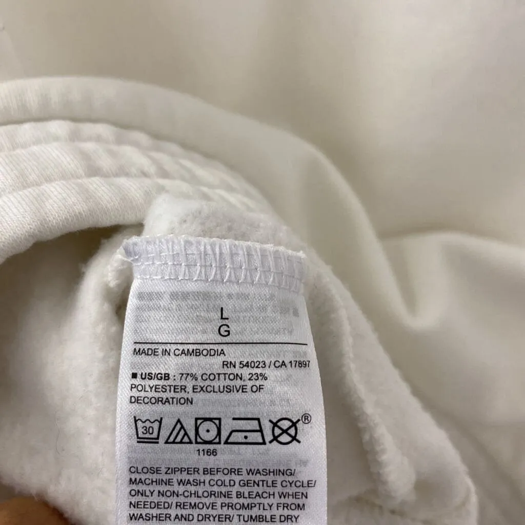 GAP WOMEN'S ACTIVE TOP white navy L sold by The Comeback product image thumbnail 3