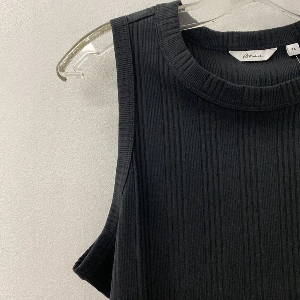REITMANS WOMEN'S PLUS TOP black 2X sold by The Comeback product image thumbnail 2