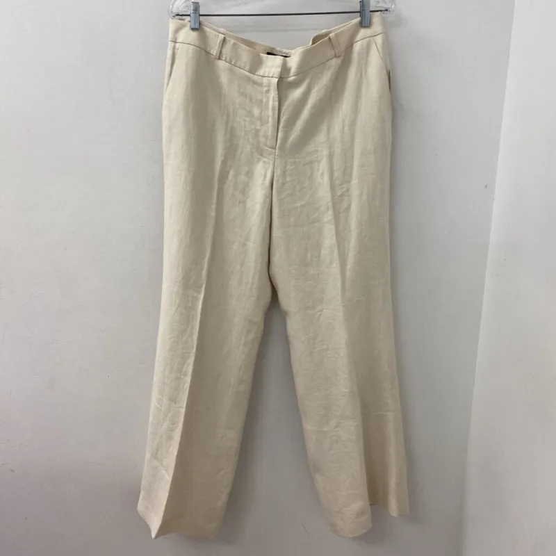 TALBOTS WOMEN'S PANTS cream 14 made by Talbots