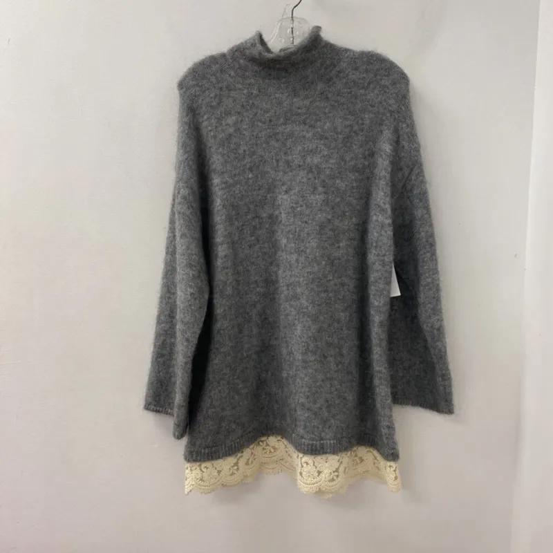 H&M WOMEN'S SWEATER grey cream M made by H&M