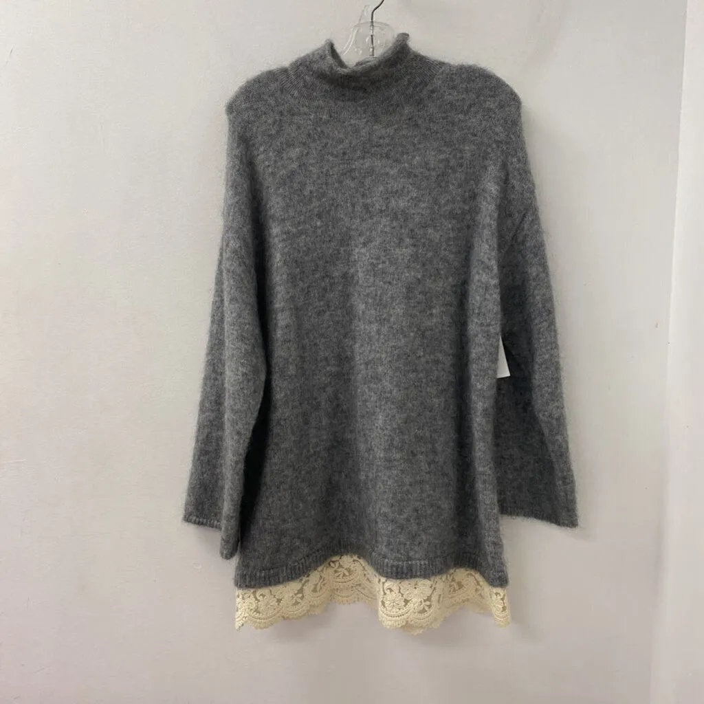 H&M WOMEN'S SWEATER grey cream M sold by The Comeback