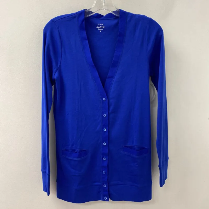 J CREW WOMEN'S TOP royal blue M made by J. Crew
