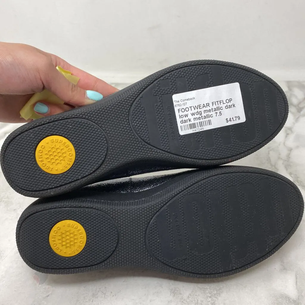 FITFLOP WOMEN'S FOOTWEAR dark metallic 7.5 sold by The Comeback product image thumbnail 4