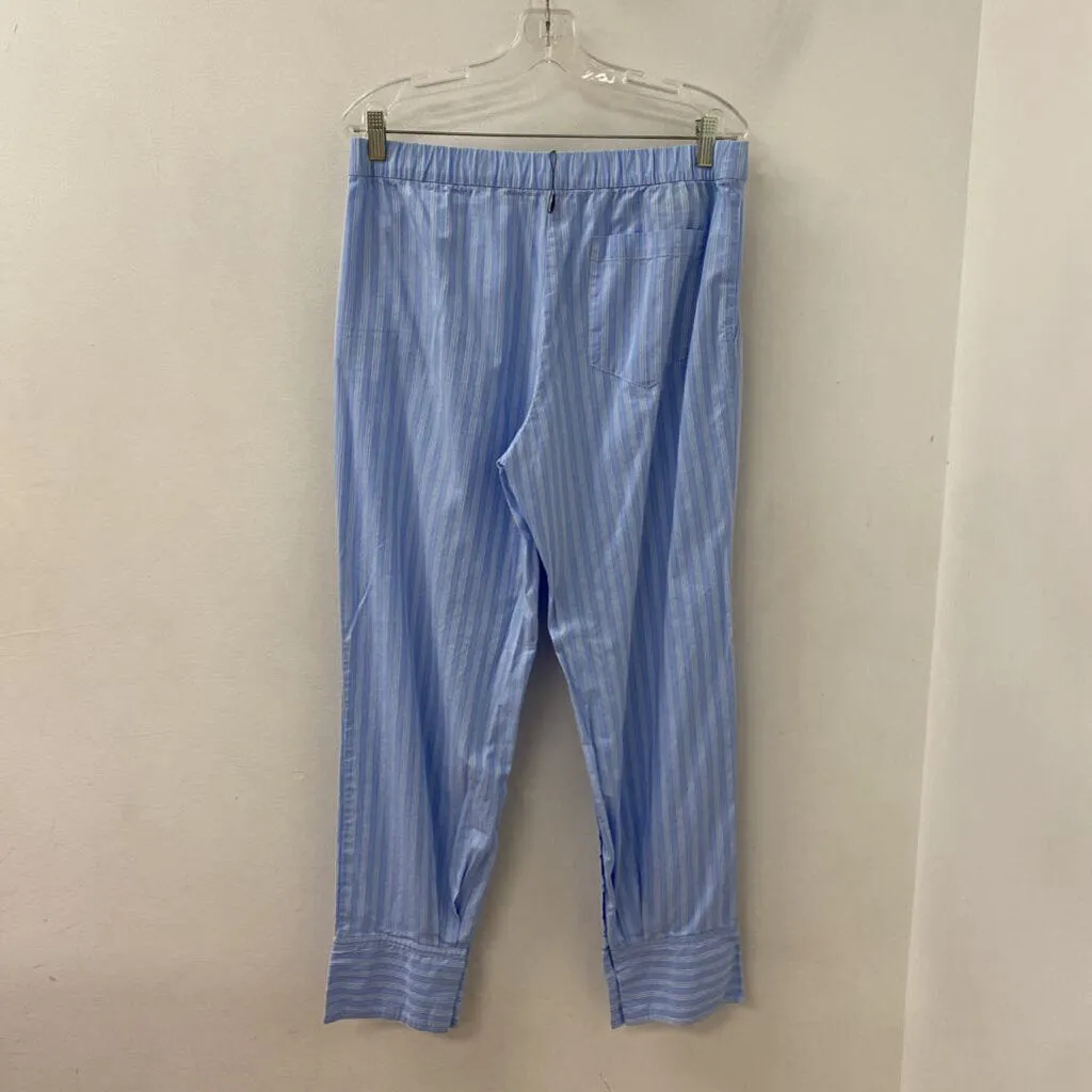 ZARA WOMEN'S PANTS blue stripe L sold by The Comeback product image thumbnail 2