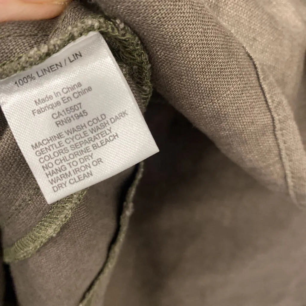 LILIBLEU WOMEN'S BLOUSE/SHIRT olive L sold by The Comeback product image thumbnail 3