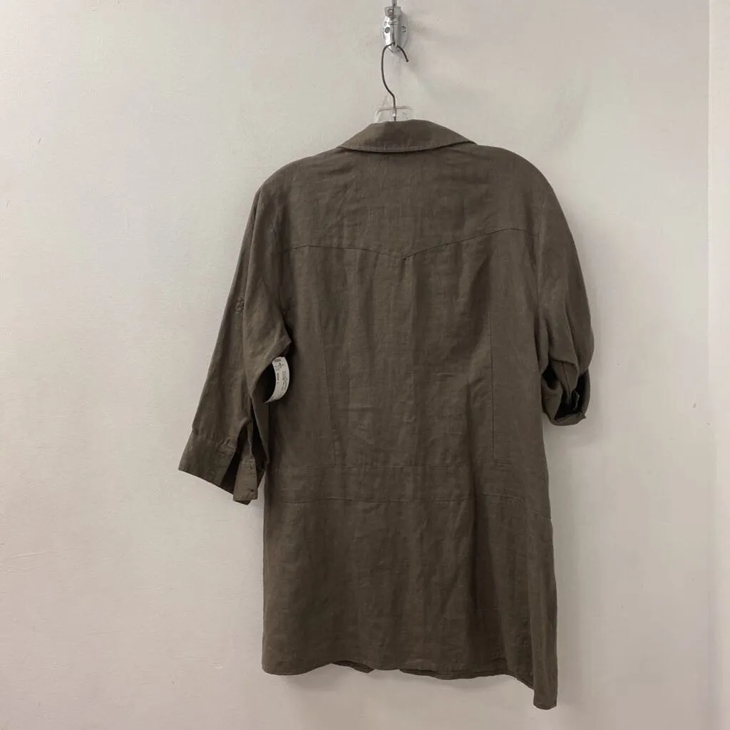 LILIBLEU WOMEN'S BLOUSE/SHIRT olive L sold by The Comeback product image thumbnail 2
