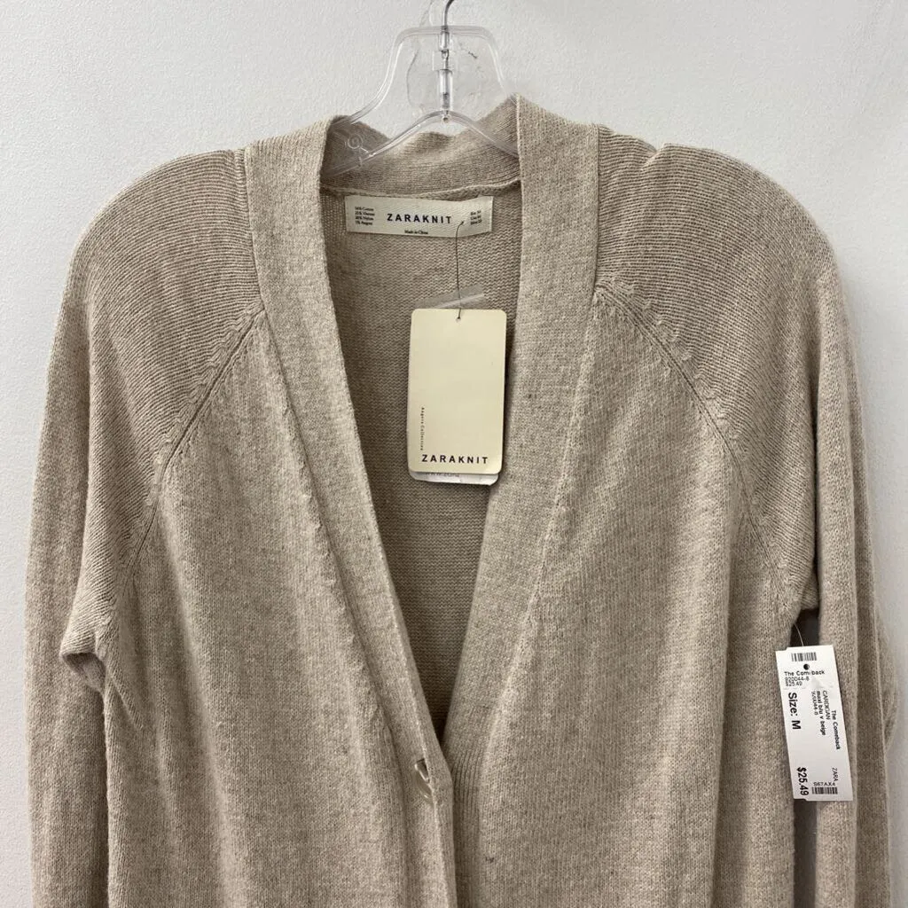 ZARA WOMEN'S CARDIGAN beige M sold by The Comeback product image thumbnail 2