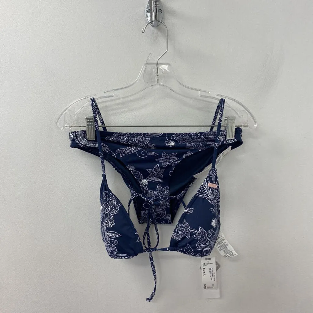 ROXY WOMEN'S ACTIVE SWIM navy white L sold by The Comeback