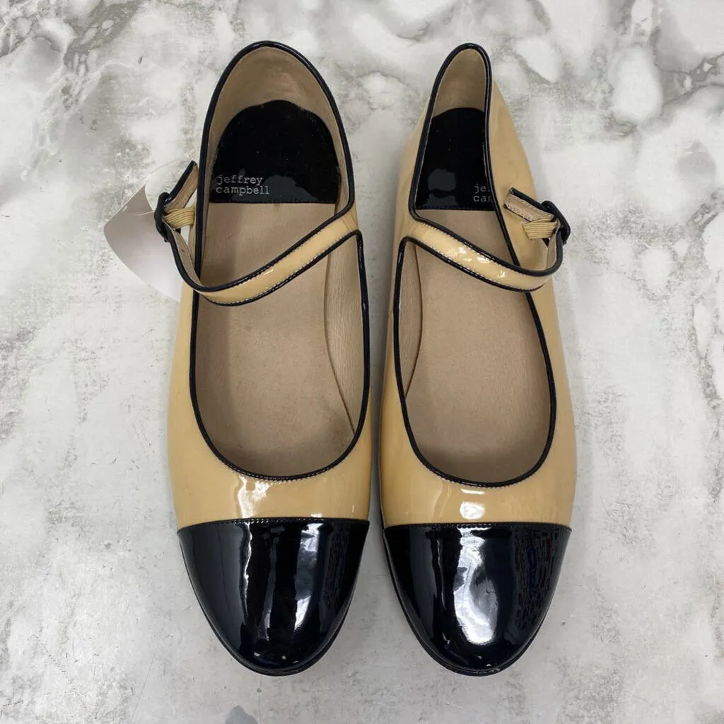 JEFFREY CAMPBELL WOMEN'S FLATS beige black 11 sold by The Comeback product image thumbnail 3