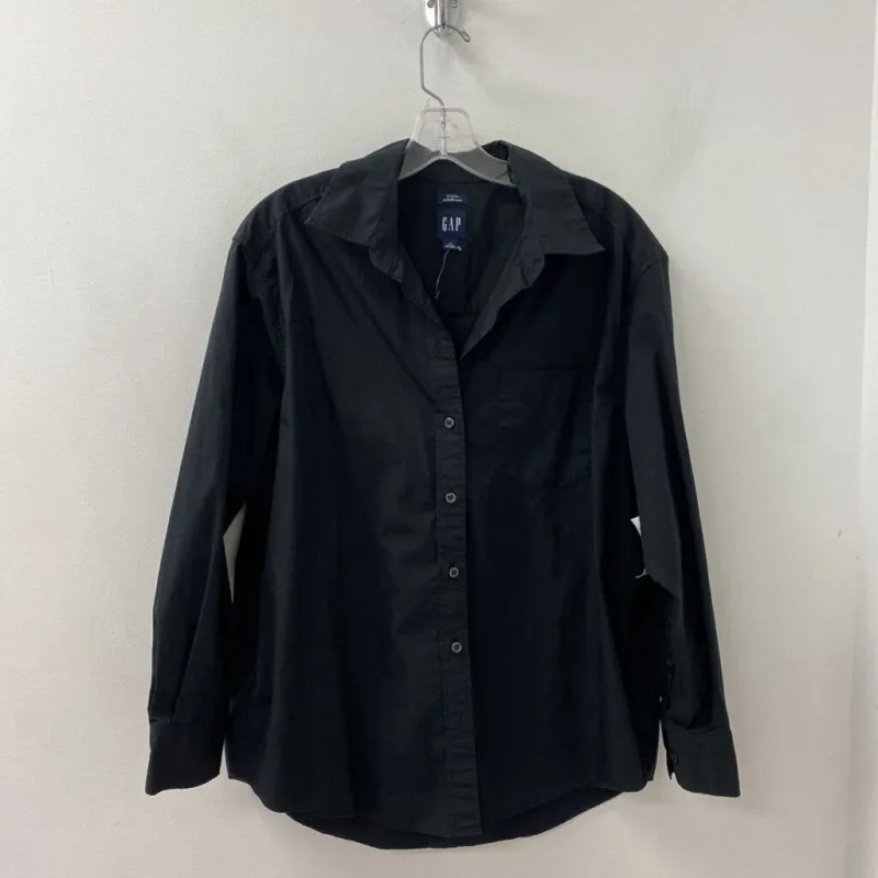 GAP WOMEN'S BLOUSE/SHIRT black S made by GAP