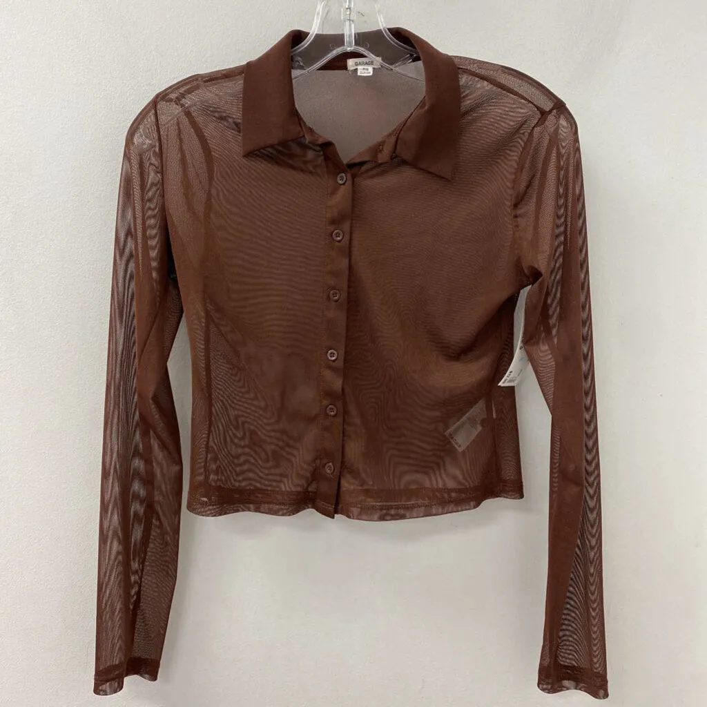 garage WOMEN'S BLOUSE/SHIRT brown S sold by The Comeback