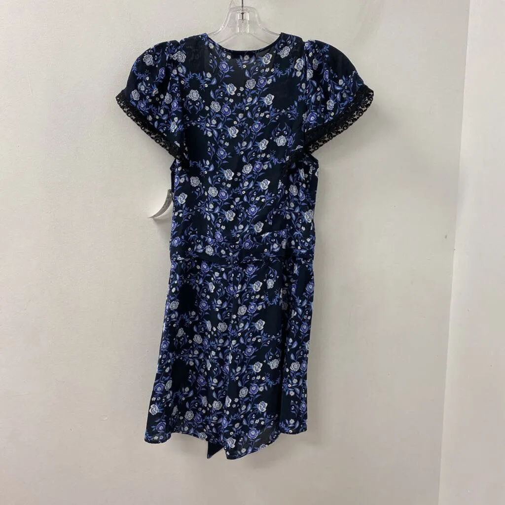 SANDRO WOMEN'S ROMPER black blue floral S sold by The Comeback product image thumbnail 3