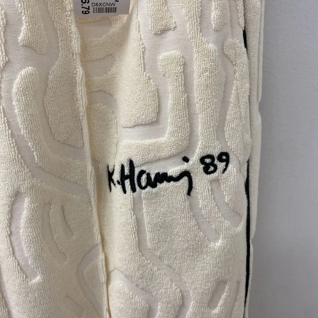 H&M WOMEN'S ACTIVE BOTTOM cream black S sold by The Comeback product image thumbnail 2