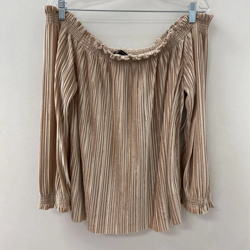 Banana Republic WOMEN'S BLOUSE/SHIRT beige L made by Banana Republic