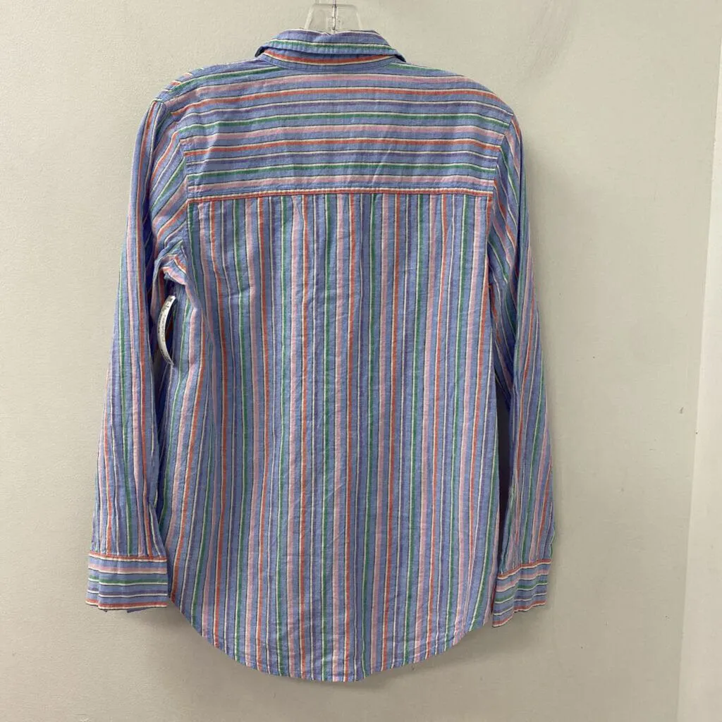GAP WOMEN'S BLOUSE/SHIRT blue multi XS sold by The Comeback product image thumbnail 2