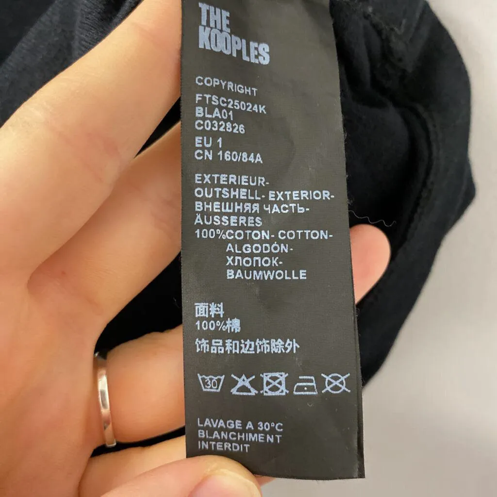 The Kooples WOMEN'S T-SHIRT black red XS/1 sold by The Comeback product image thumbnail 3