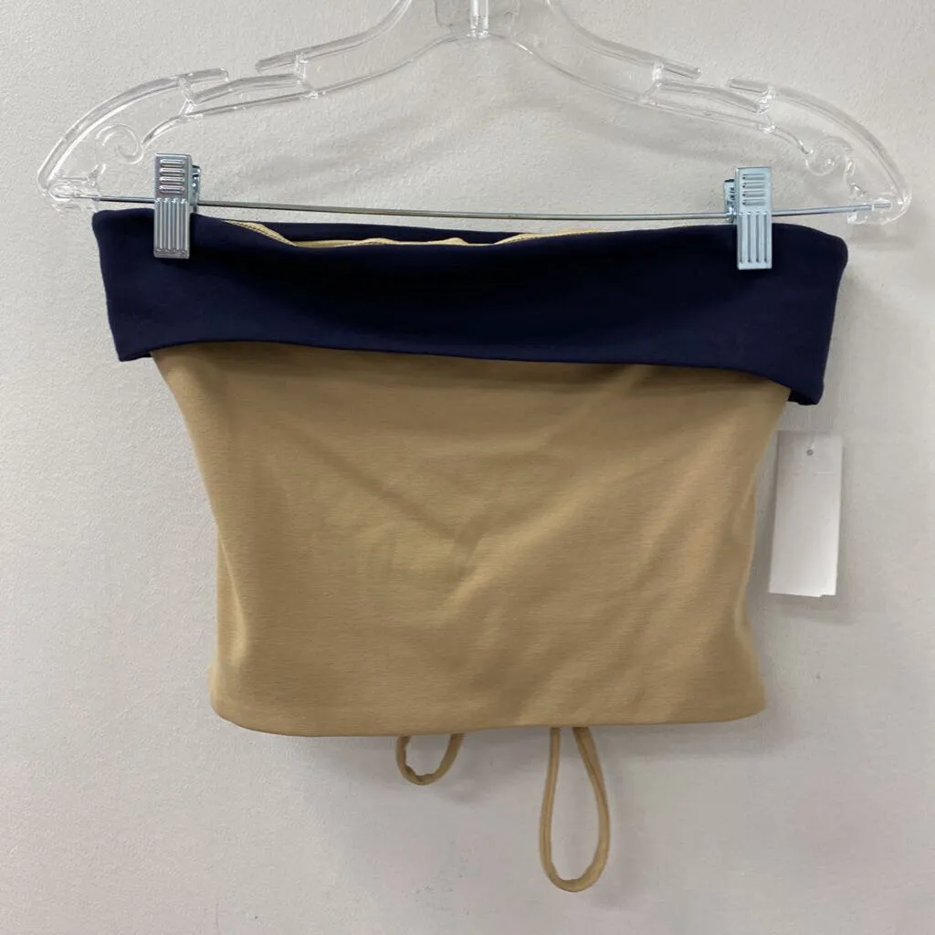 TIGER MIST WOMEN'S TANK/CAMI beige navy XS sold by The Comeback