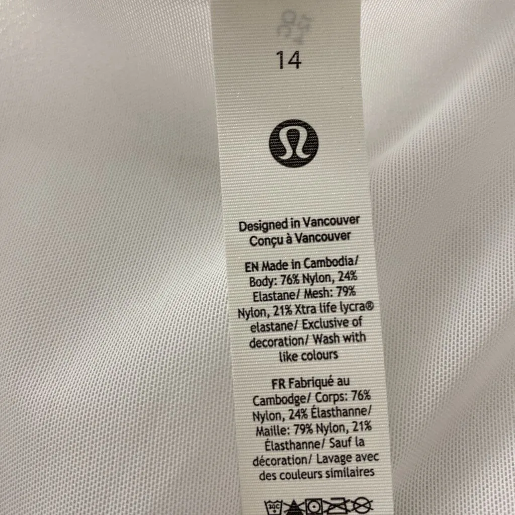 LULULEMON WOMEN'S ACTIVE TOP white 14 sold by The Comeback product image thumbnail 3