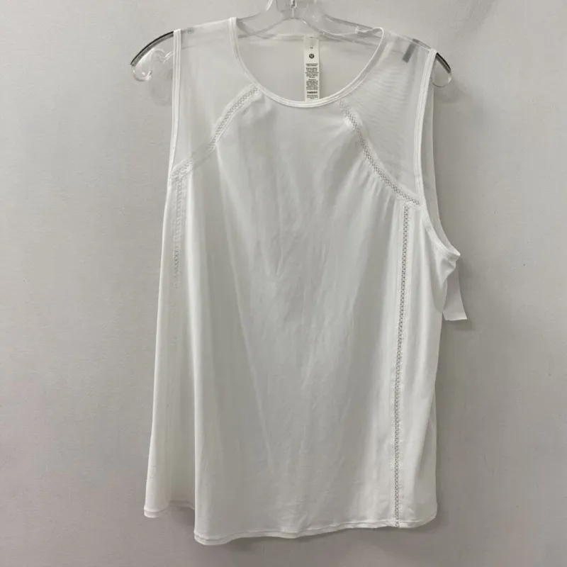 LULULEMON WOMEN'S ACTIVE TOP white 14 made by Lululemon