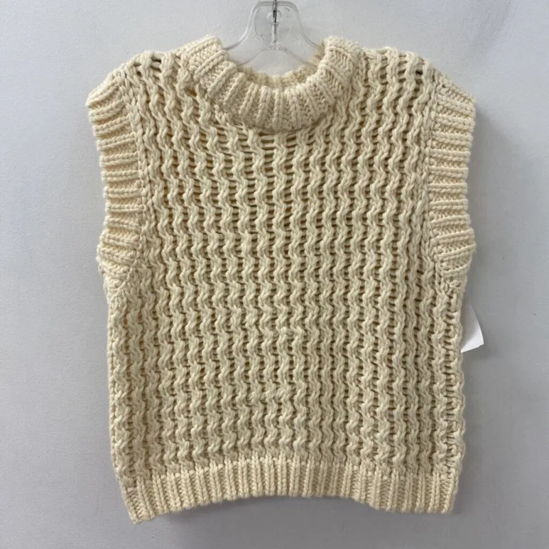 ZARA WOMEN'S SWEATER cream M made by Zara