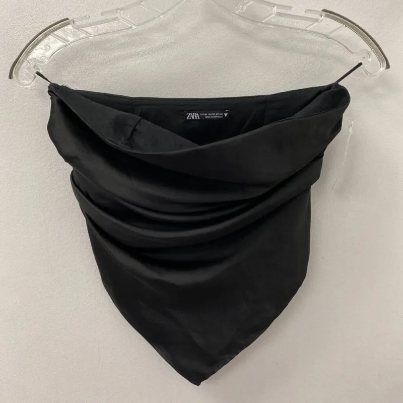 ZARA WOMEN'S TOP black XS made by Zara